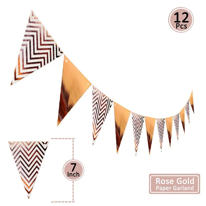 Rose Gold Number Foil Balloon Party Decorations Wedding Happy Birthday Party Kids Baby Shower Boy Girl Decor First 1st Supplies
