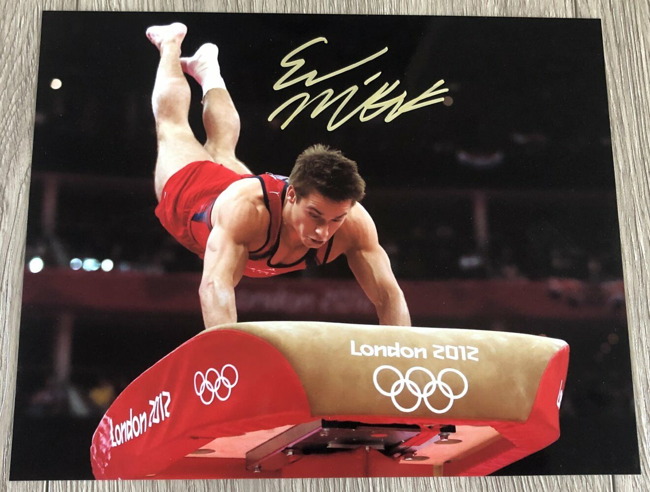 SAM MIKULAK USA MEN'S GYMNASTICS SIGNED AUTOGRAPH 8x10 Photo Poster painting w/EXACT PROOF