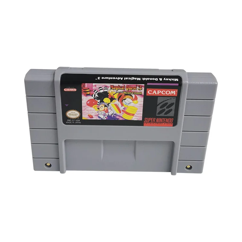 Mickey to Donald Magical Adventure 3 SNES For Super Nintendo Entertainment System - 16 Bit US Version Game Cartridge