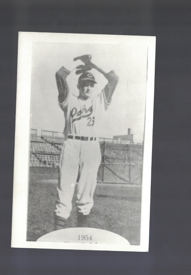 Jim Atkins Oakland Oaks Vintage Baseball Kodak Postcard RH1