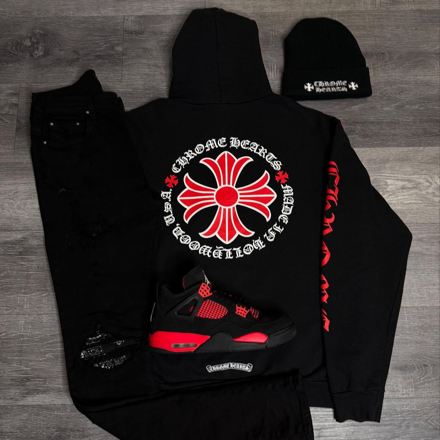Chrome Hearts Made in Hollywood Cotton Long Sleeve Hoodie