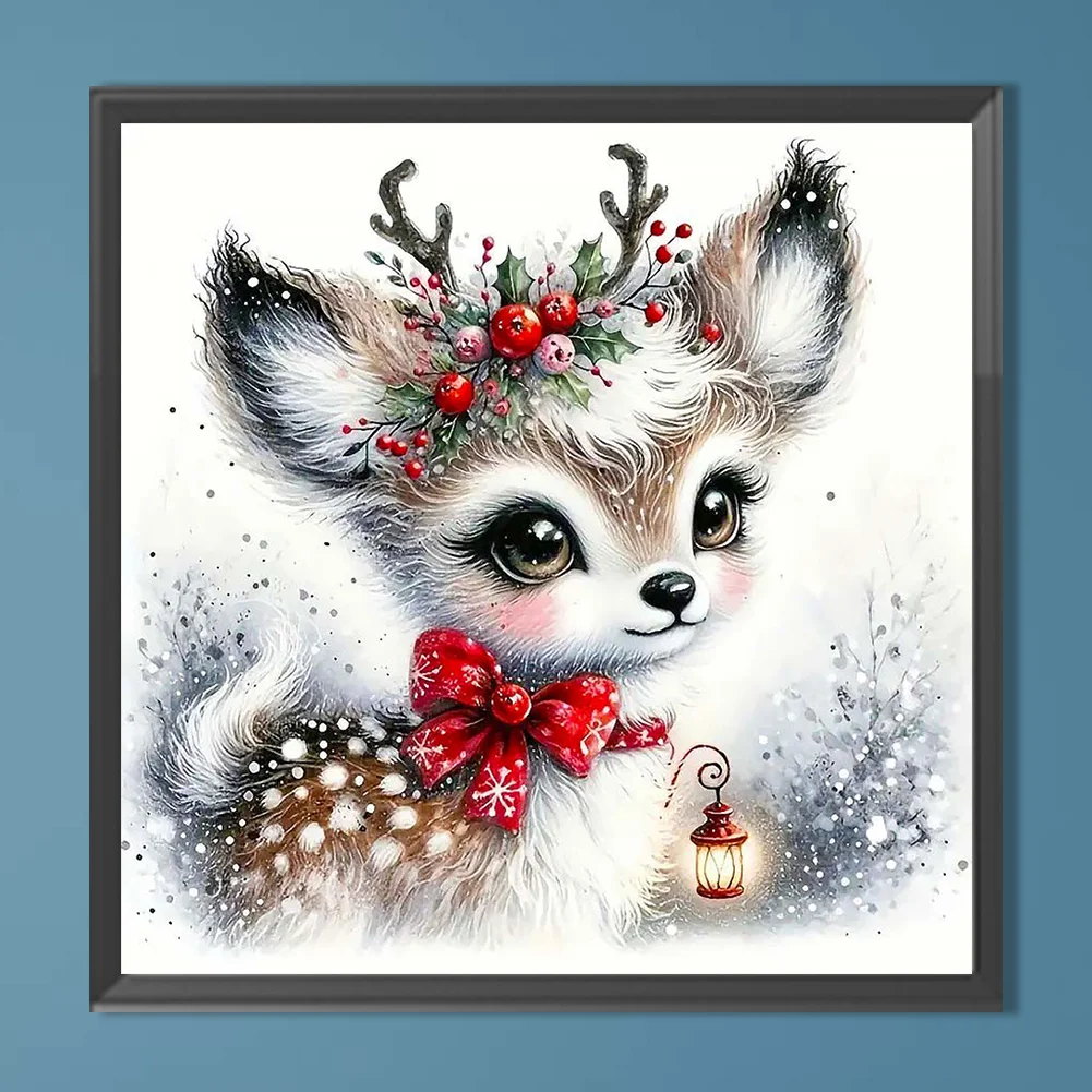 Diamond Painting - Full Round Drill - Deer(Canvas|30*30cm)