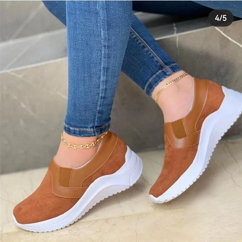 Women's Shoes for Autumn Casual Sport Shoes Women Fashion Sneakers Flats Women Platform Plus Size Loafers Zapatillas Muje New