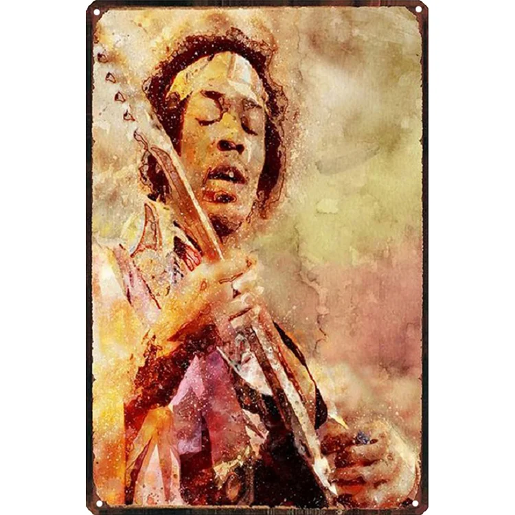Jimmy Hendrix Rock Star - Vintage Tin Signs/Wooden Signs - 8*12Inch/12*16Inch
