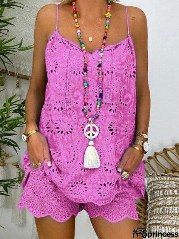 Light Top and Shorts