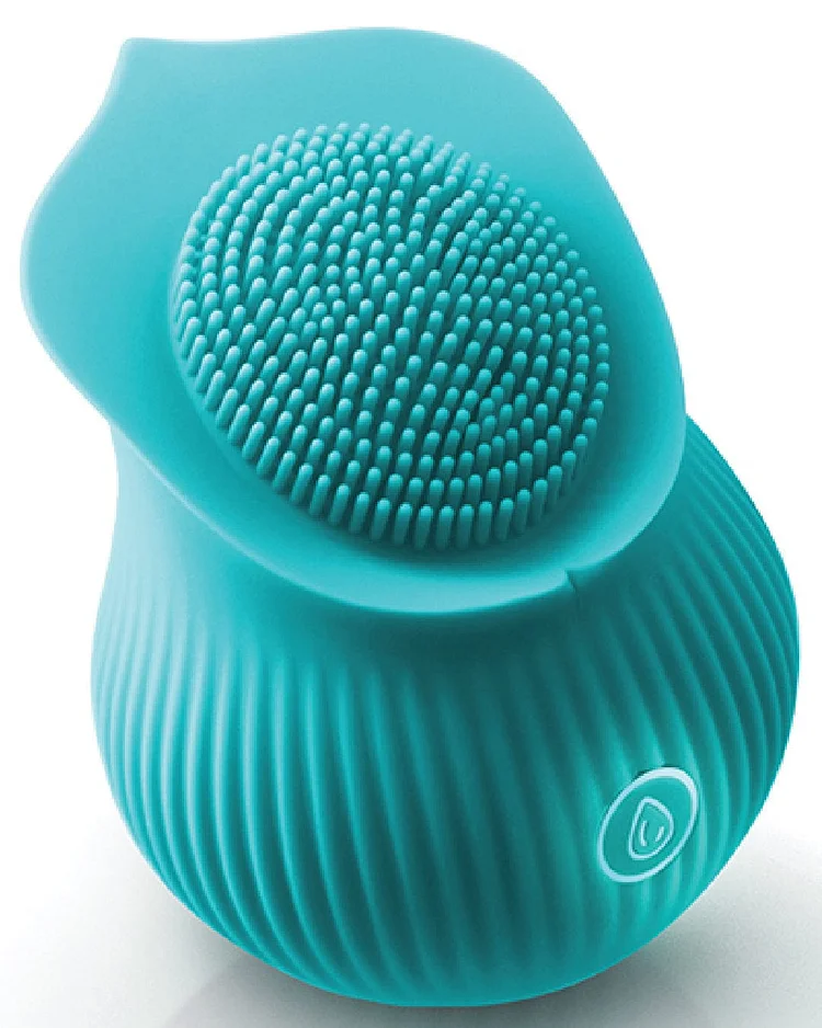 pornhint Pornhint The Bloom Textured Vibrator - Teal