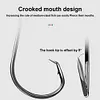 200pcs Fishing Catfish Hooks High Carbon Steel Saltwater Octopus Fishing Hooks