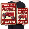 Tractor - Metal Tin Signs(8*12Inch/12*16Inch) - Garage&Transport