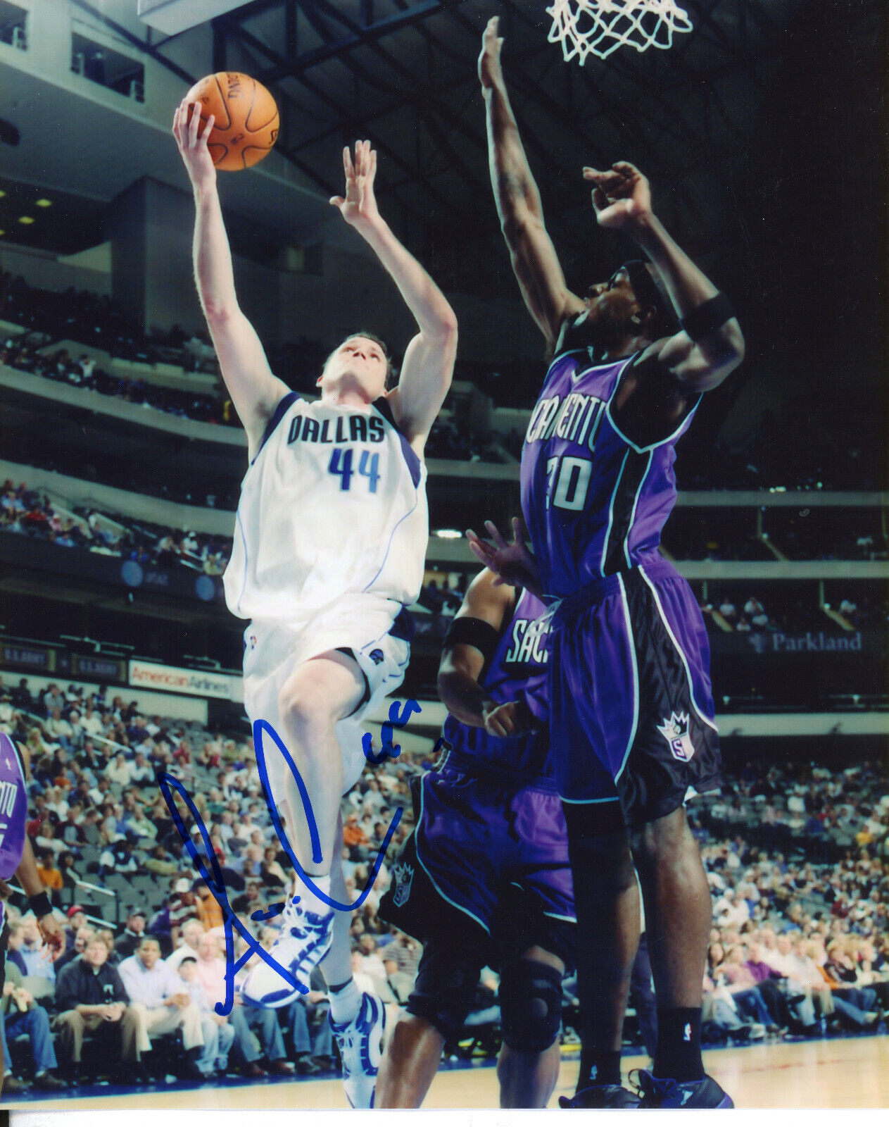 Austin Croshere Autographed 8x10 Dallas Mavericks#S1460