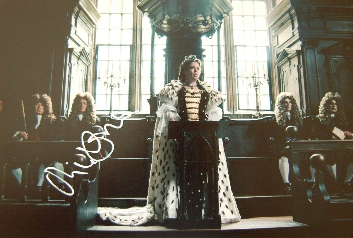 OLIVIA COLMAN In-Person Signed Autographed Photo Poster painting RACC COA The Favourite