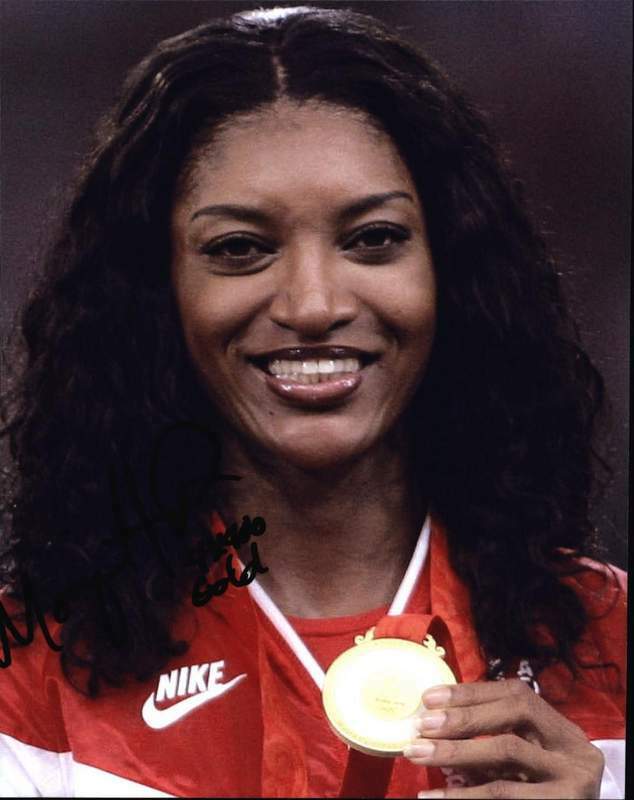 Monique Henderson authentic signed olympics 8x10 Photo Poster painting W/Cert Autographed 02