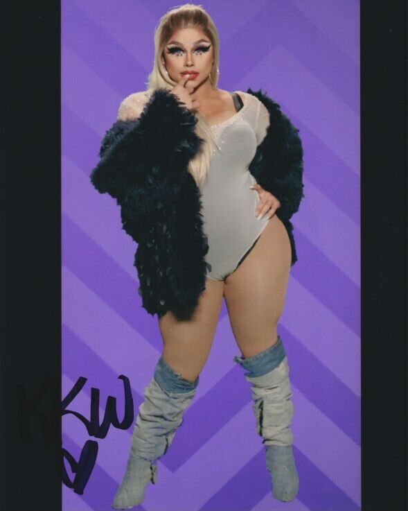 Kalorie Karbdashian Williams (RuPaul's Drag Race) signed 8x10 Photo Poster painting In-person