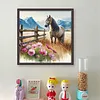 Horse-11CT Stamped Cross Stitch 40*40cm/15.75*15.75in tapestrymarket