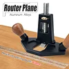 Multipurpose Handheld Shoulder Planer Chamfer Plane for Mortising Plane Grooves Versatile Depth Control Wood Planer