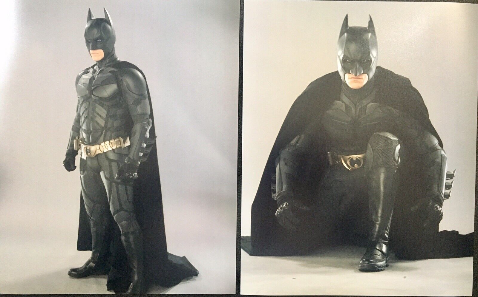 Batman The Dark Knight Christian Bale 8x10 Photo Poster painting Lot ( 2 Prints ) BAT MAN