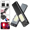 Rechargeable Flashlight with Buzzer Magnetic Work Light Torch for Emergency Use