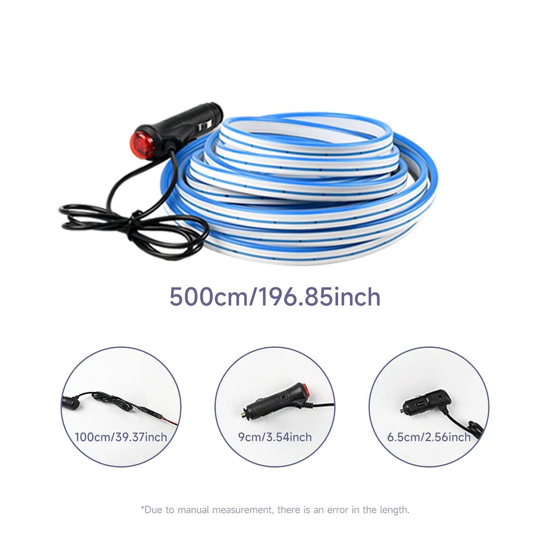 Car modified trunk LED light strip