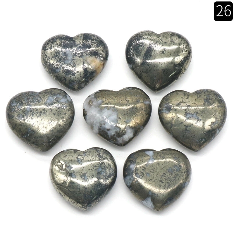 1 Piece Natural Stone Heart Shape