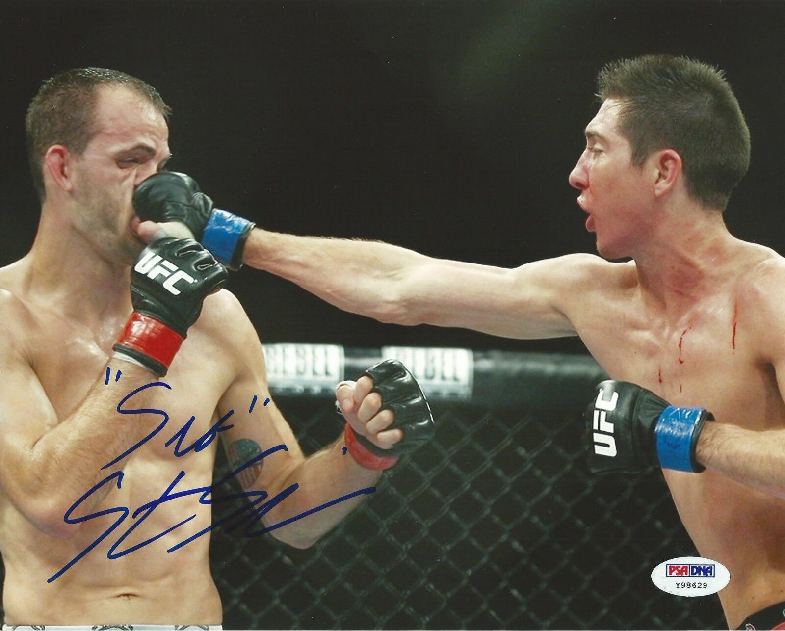 Steven Siler Signed UFC 8x10 Photo Poster painting PSA/DNA COA Picture Autograph 154 159 on FX 2