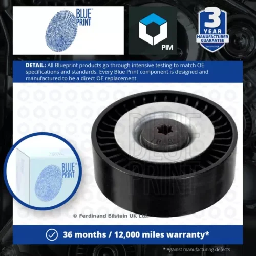 Aux Belt Idler Pulley ADBP960020 Blue Print Guide Deflection 252882A600 Quality Parts