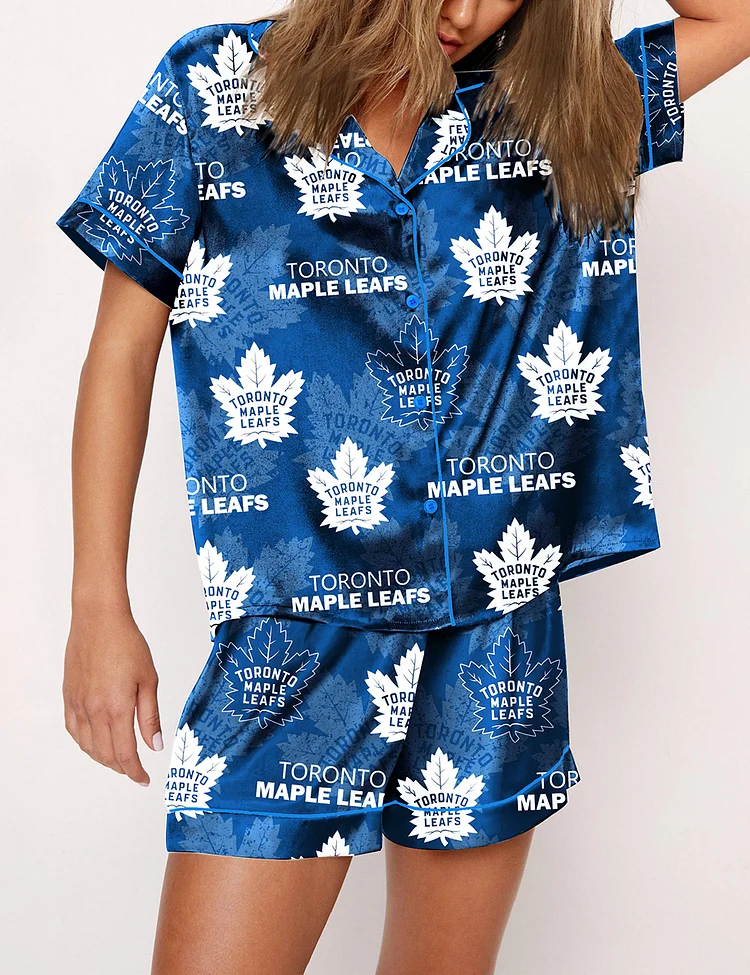 Women's Toronto Maple Leafs Ice Hockey Pajama Set