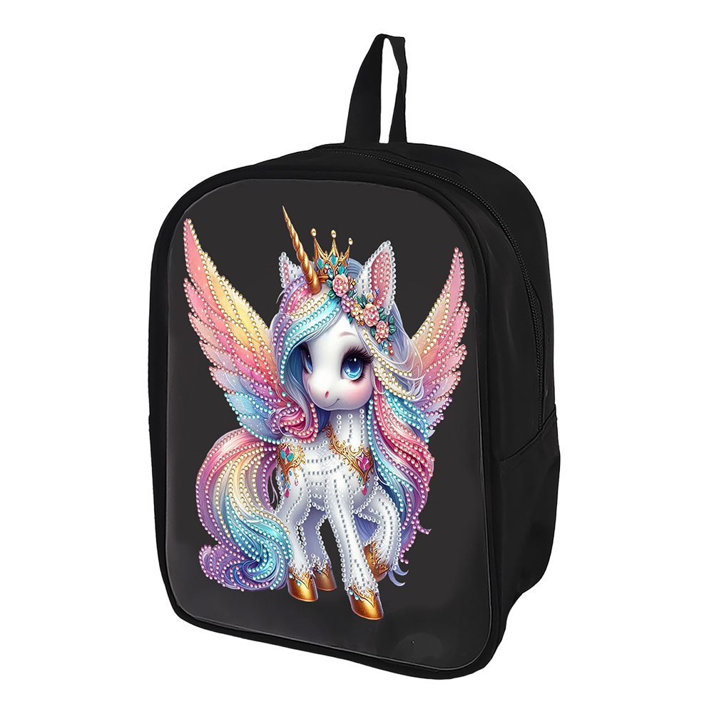 Unicorn Special Shape Diamond Painting Backpack DIY Diamond Art Knapsack