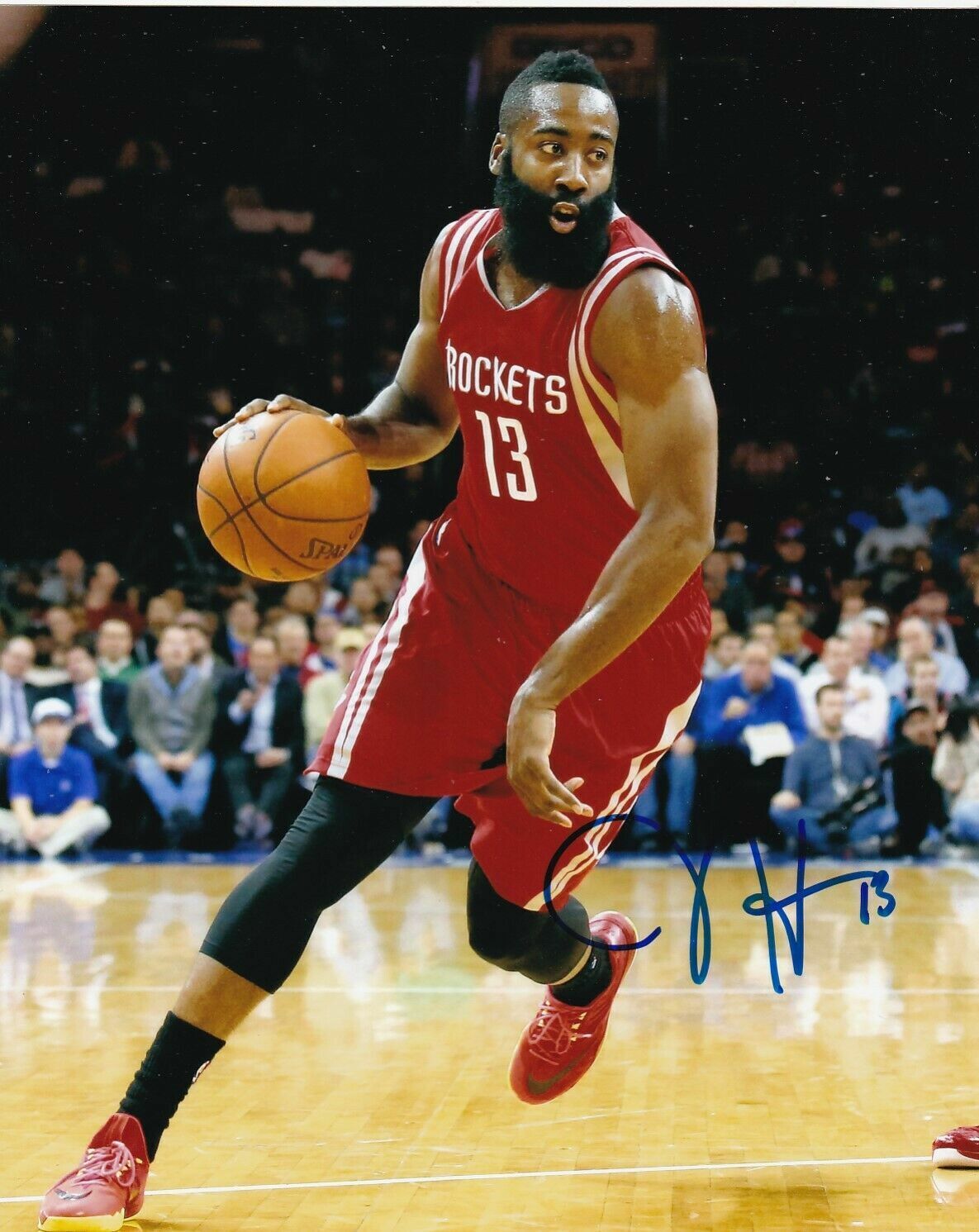 James Harden Autographed Signed 8x10 Photo Poster painting ( Rockets ) REPRINT