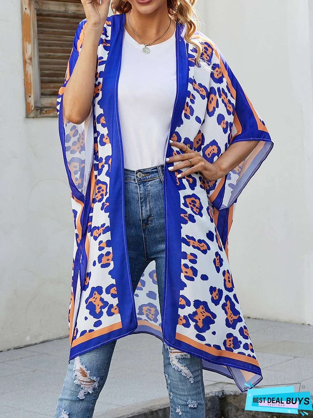 Vacation Animal Printing Coverup