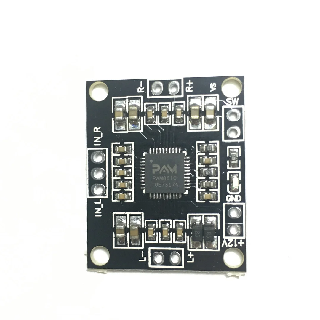 Digital Micro Stereo Amplifier 2x15W Dual Channel Class D PAM8610 Digital High Power Amplifier Board PAM 8610