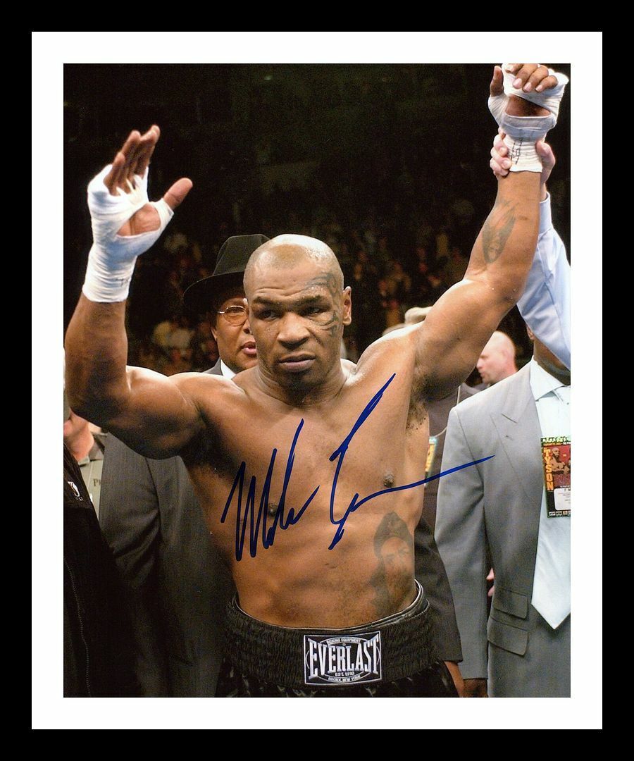 Mike Tyson Autographed Signed & Framed Photo Poster painting