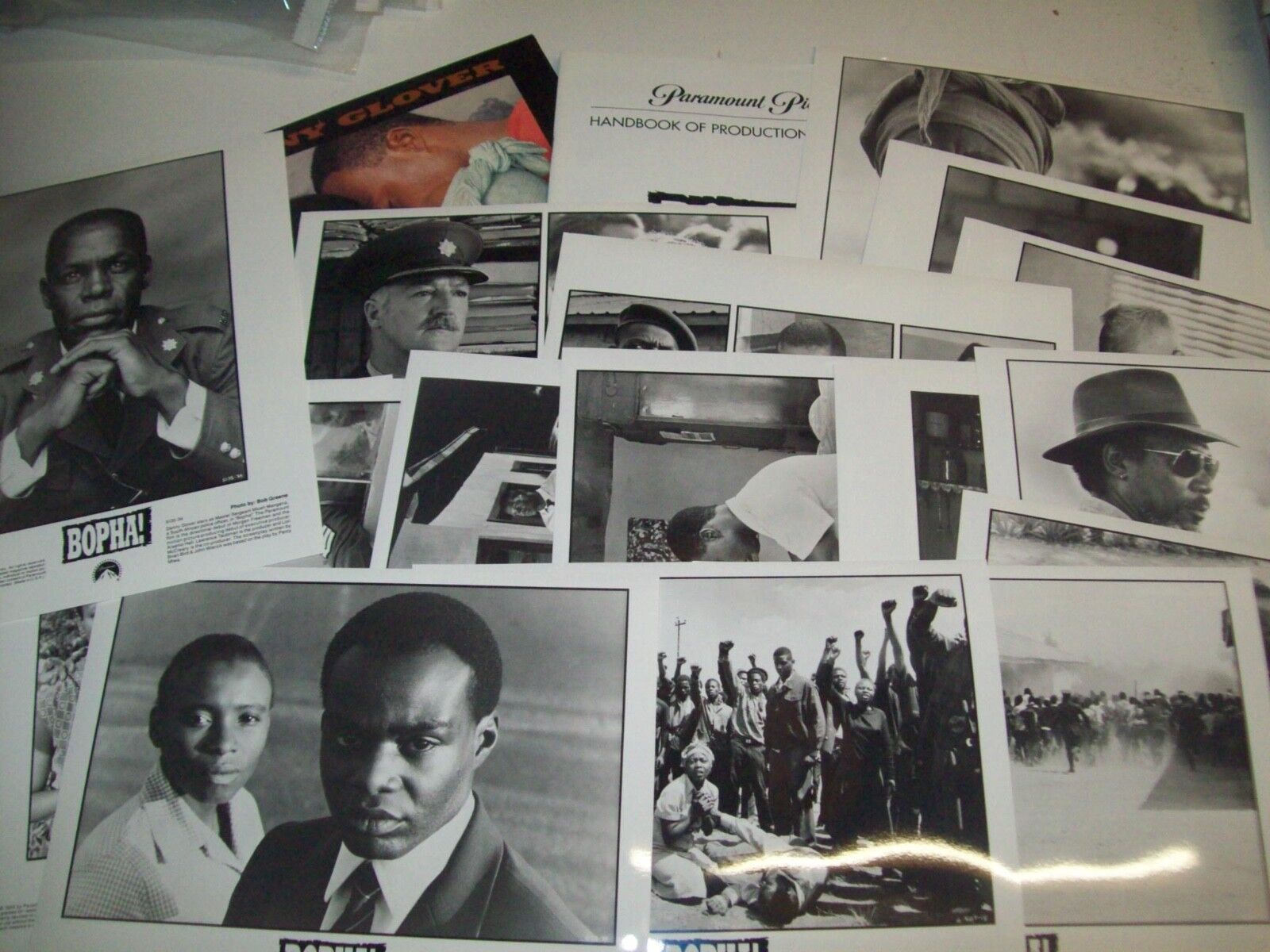 Botha! press kit B&W Photo Poster paintings Danny Glover Morgan man