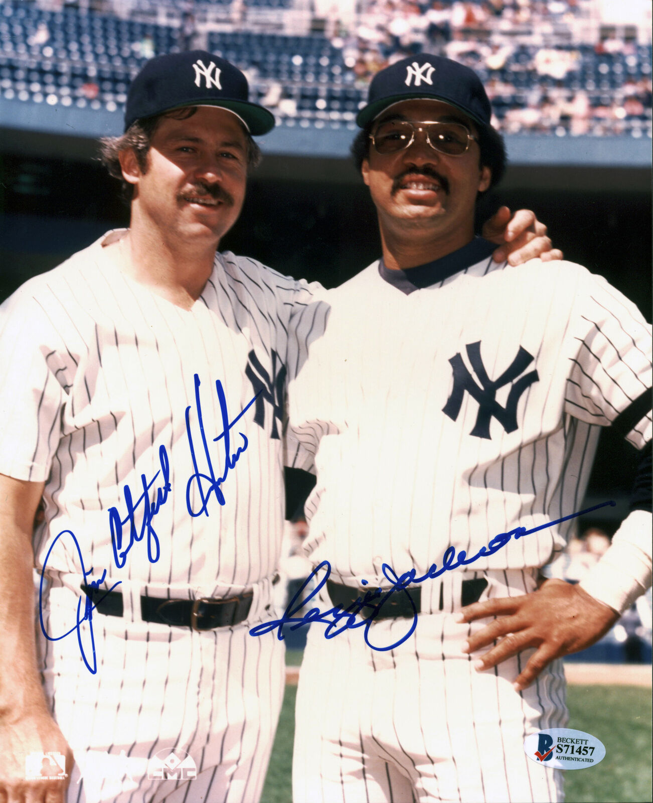 Yankees Reggie Jackson & Jim Catfish