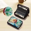 2pcs Elf Girl Pattern Diamond Painting Fashion Card Holder Compact Coin Purse