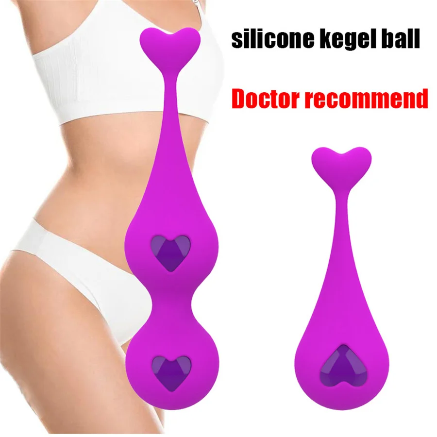 Female Postpartum Repair Function Exercise Smart Ball Steel Ball Vaginal Dumbbell Kegel Ball - Rose Toy