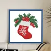 Christmas Stockings-11CT Stamped Cross Stitch 20*20cm/7.87*7.87in tapestrymarket