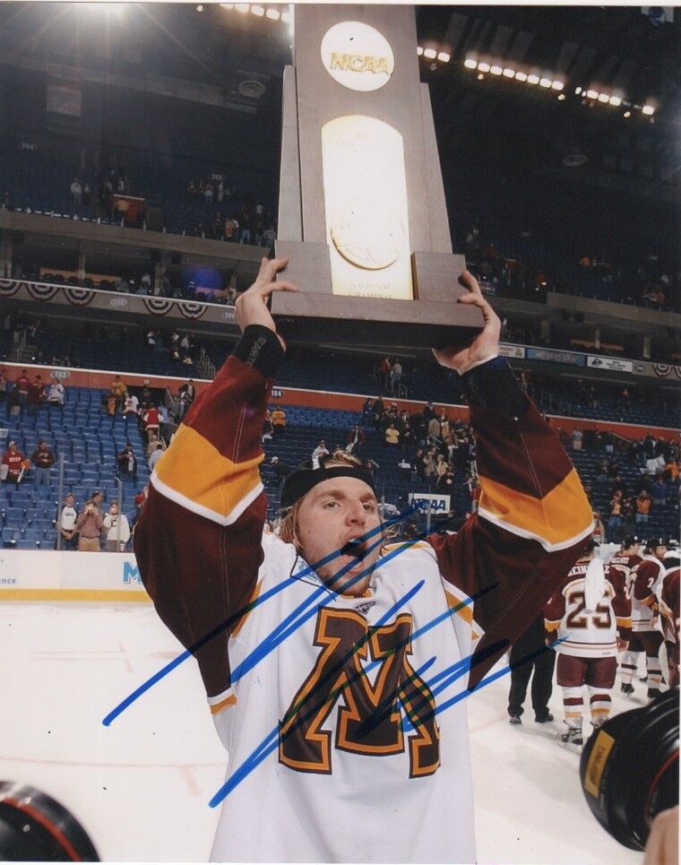 Minnesota Gophers Thomas Vanek Autographed Signed 8x10 NHL Photo Poster painting COA #1