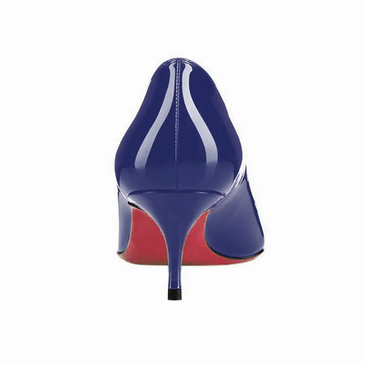 60mm Kitten Red Soles Summer Daily Pumps Patent-vocosishoes