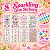 DIY Self-Adhesive Gem & Rhinestone Stickers Sparkling Jewel Stickers for Crafts & Decorations