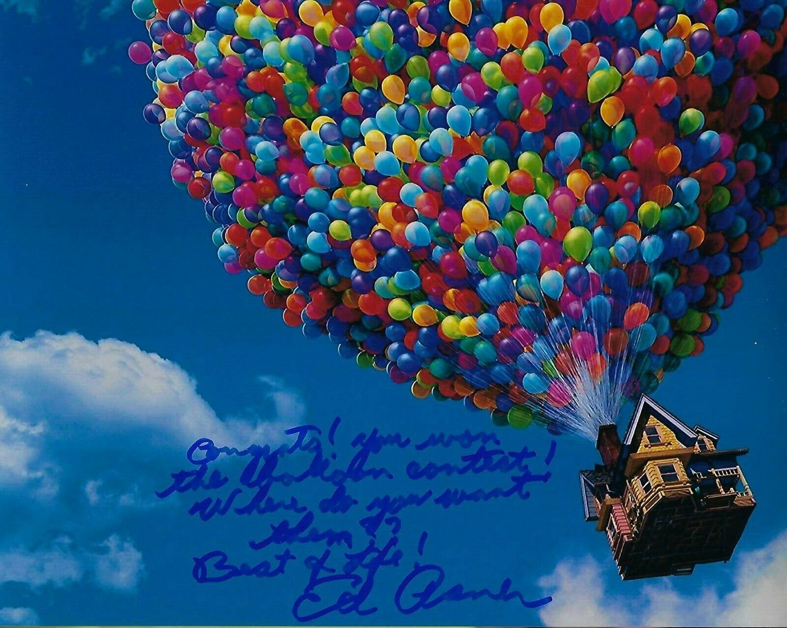 GFA UP Carl Movie Star * ED ASNER * Signed Autographed 8x10 Photo Poster painting EA1 COA