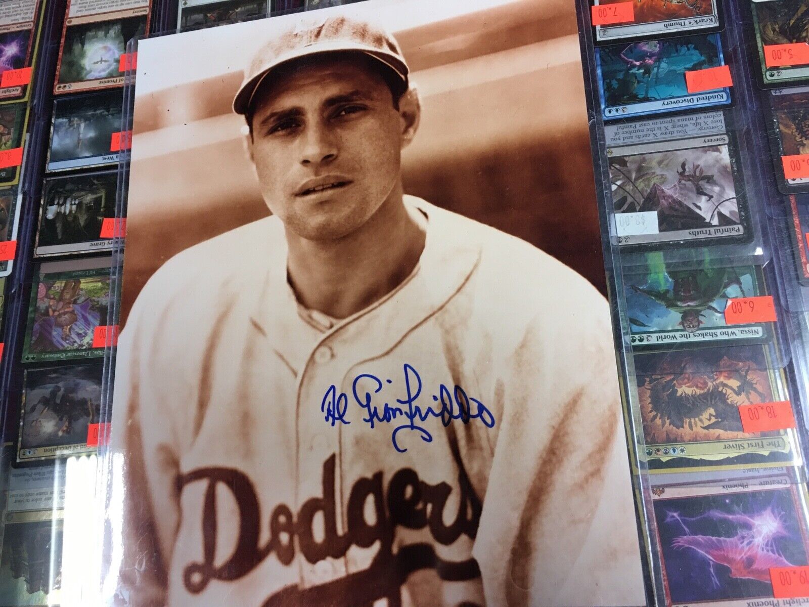 Al Gianfriddo Brooklyn Dodgers Signed 8x10 Photo Poster painting W/Our Coa