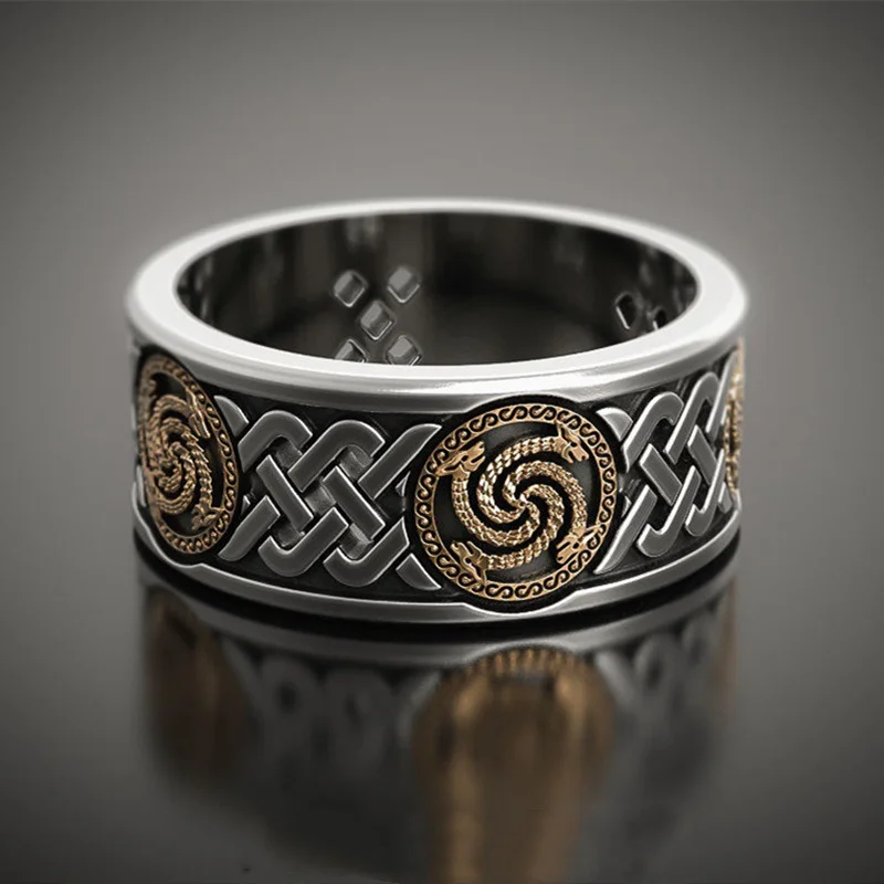 Men's vintage pattern ring in  mildstyles