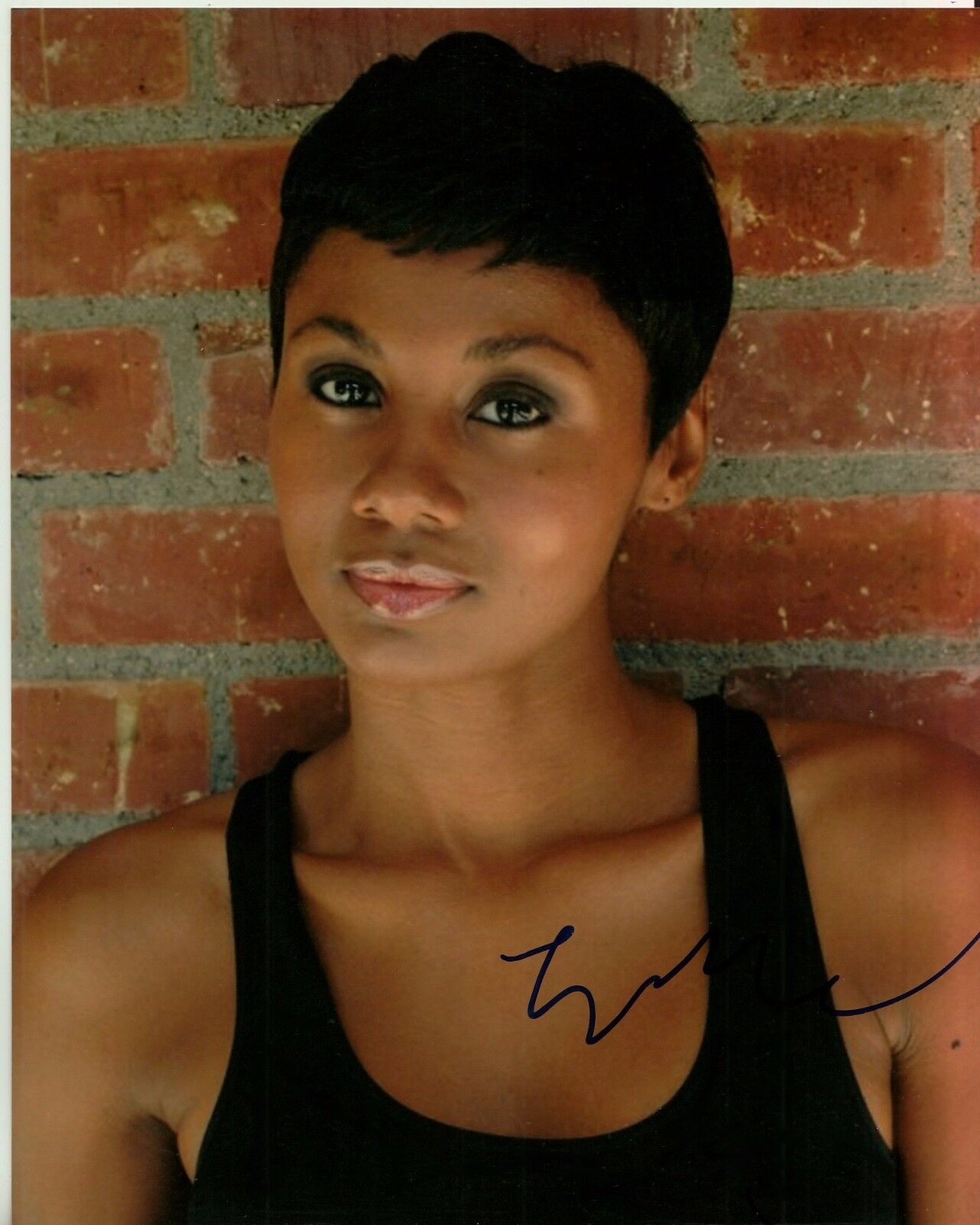 EMAYATZY CORINEALDI hand-signed SEXY 8x10 COLOR CLOSEUP w/ uacc rd coa IN-PERSON