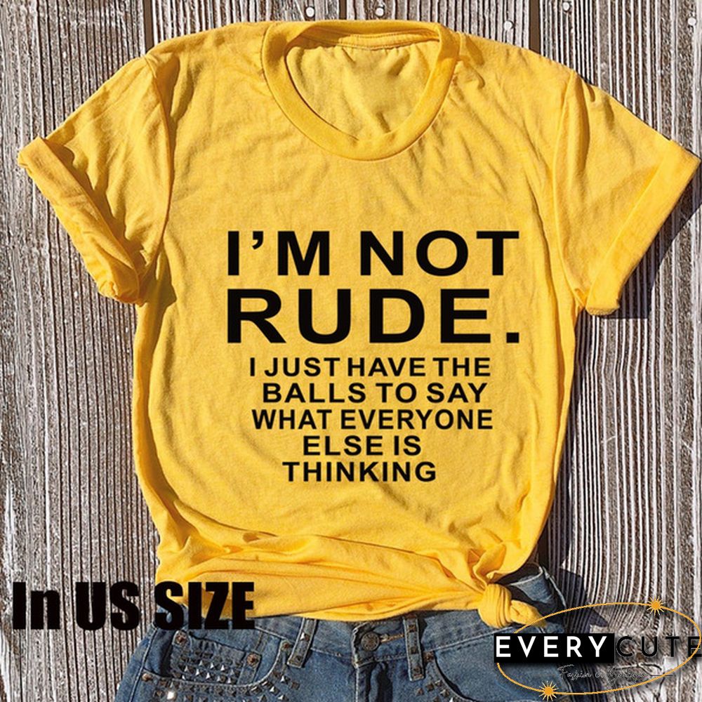 Cool Tee for Women, Loose T Shirt for Girls, Casual Wear