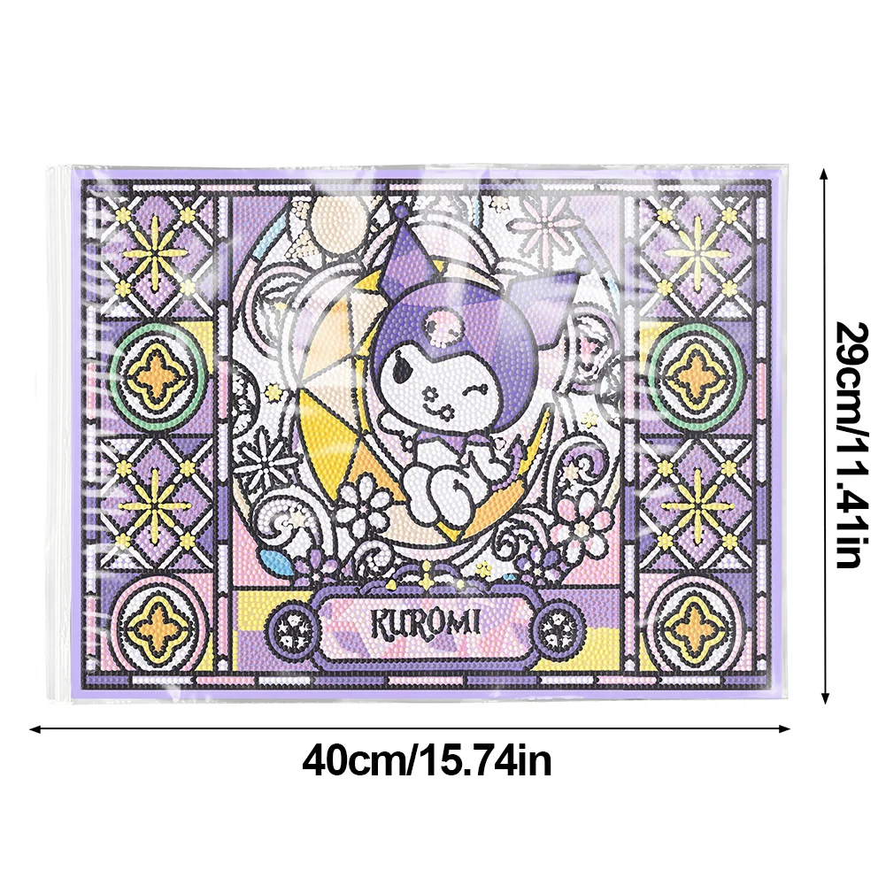 DIY Kuromi Diamond Painting Placemat Diamond Crafts Projects for Kids Adults