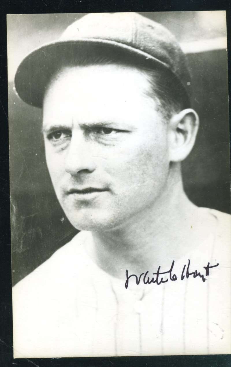 Waite Hoyt Psa Dna Autograph Photo Poster painting Postcard Authentic Hand Signed