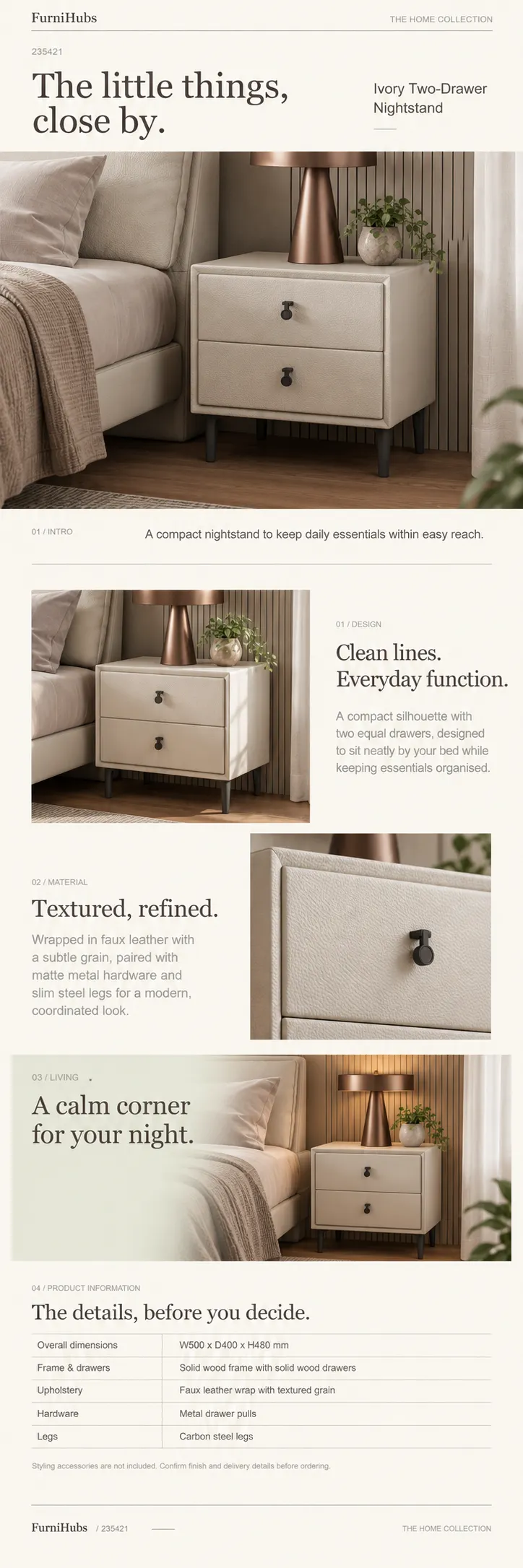 Bedside Table 235421