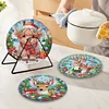 Diamond Painting Acrylic Christmas Animals Diamond Painting Placemats