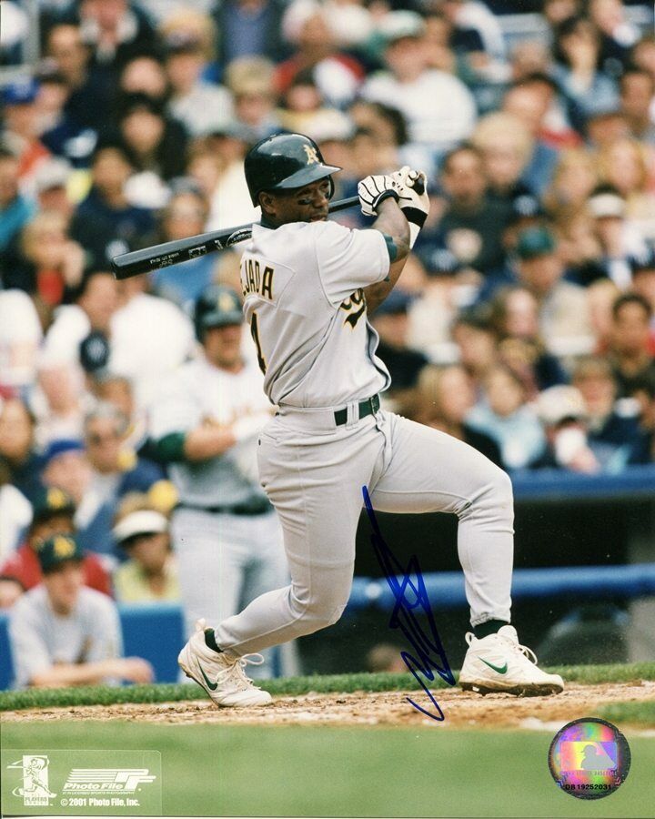 Miguel Tejada Oakland Athletics A's Autographed Signed 8x10 Photo Poster painting CFS COA