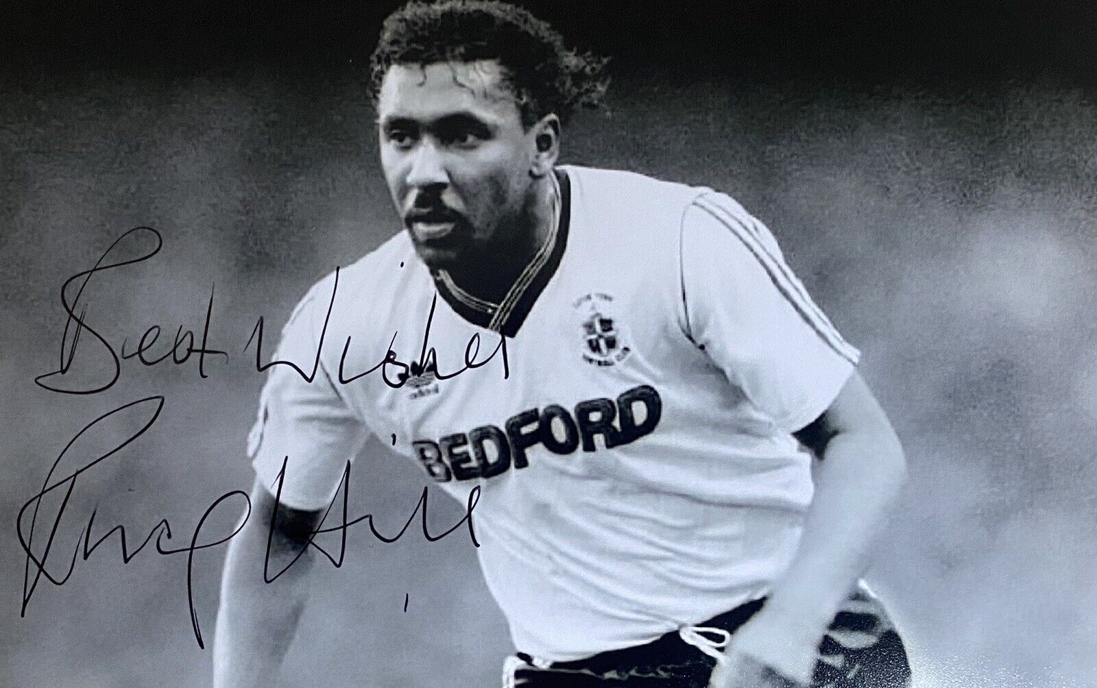 Ricky Hill Genuine Hand Signed Luton Town 6X4 Photo Poster painting