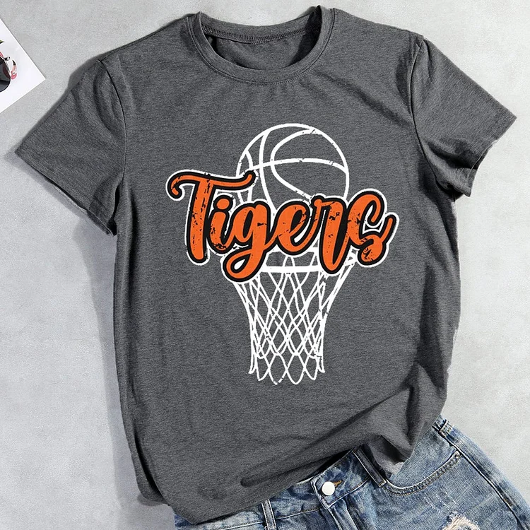 Tigers Basketball T-shirt Tee -01053-Annaletters